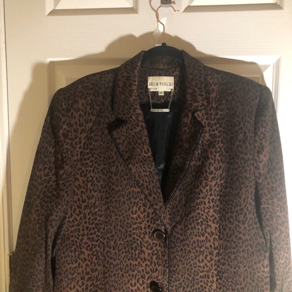 Lily and Taylor Full Length Coat- Size 14 - Picture 3 of 4